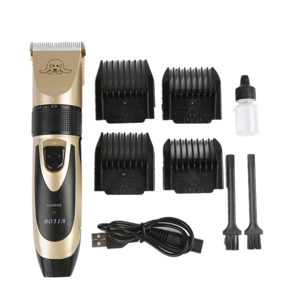 Electric Dog Shaver Pet Hair Trimmer Dog Grooming Kit USB Quiet Cordless Hair Clippers Cutter Scissor for Dogs Cats Pets